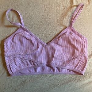 Lavender Ribbed Bralette